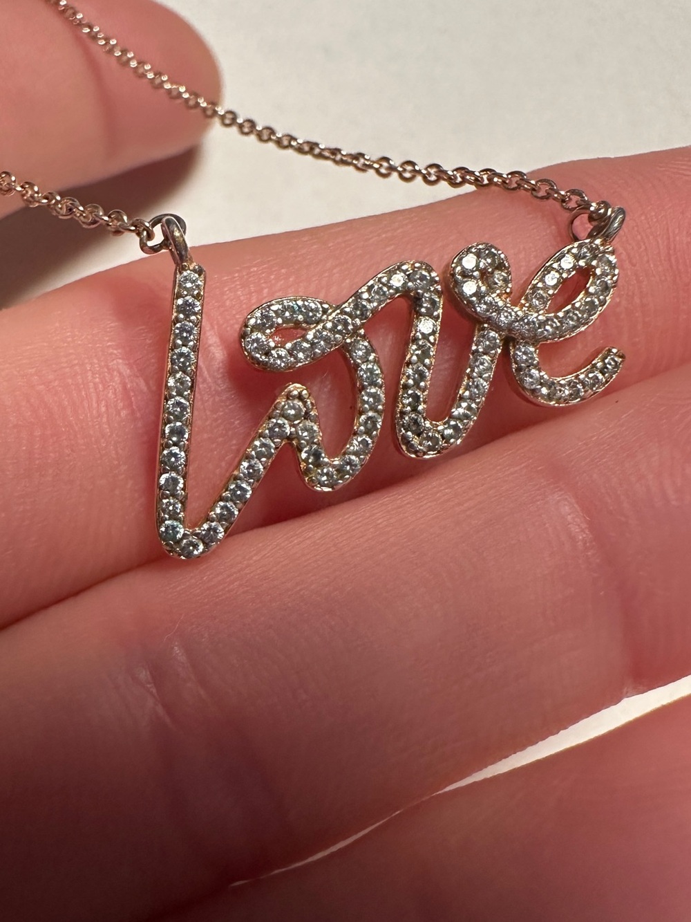 Tiffany & Co. Paloma's Graffiti Love Pendant Necklace 18K Yellow Gold/Diamonds - Picture 8 of 12
